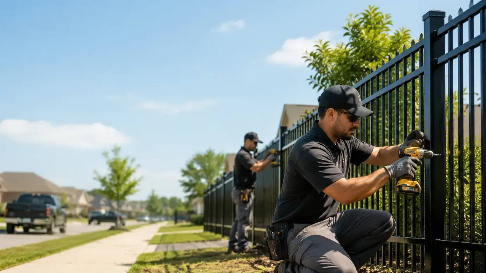 Metal Fence Installation in Rombauer, MO